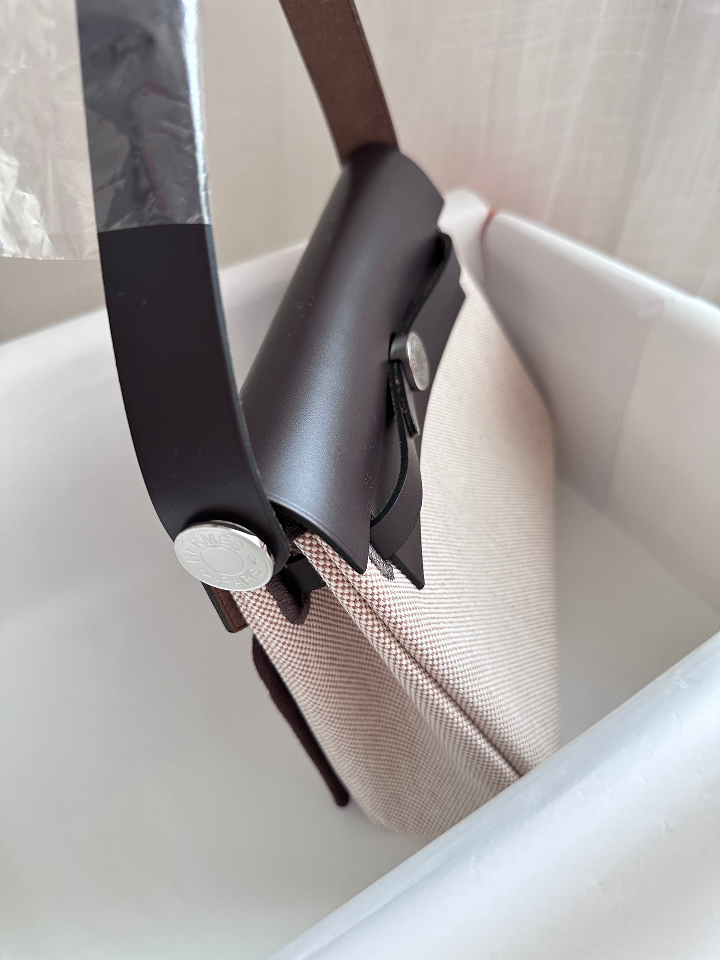 MINI HERBAG Ecru/Beige/Ebene PHW