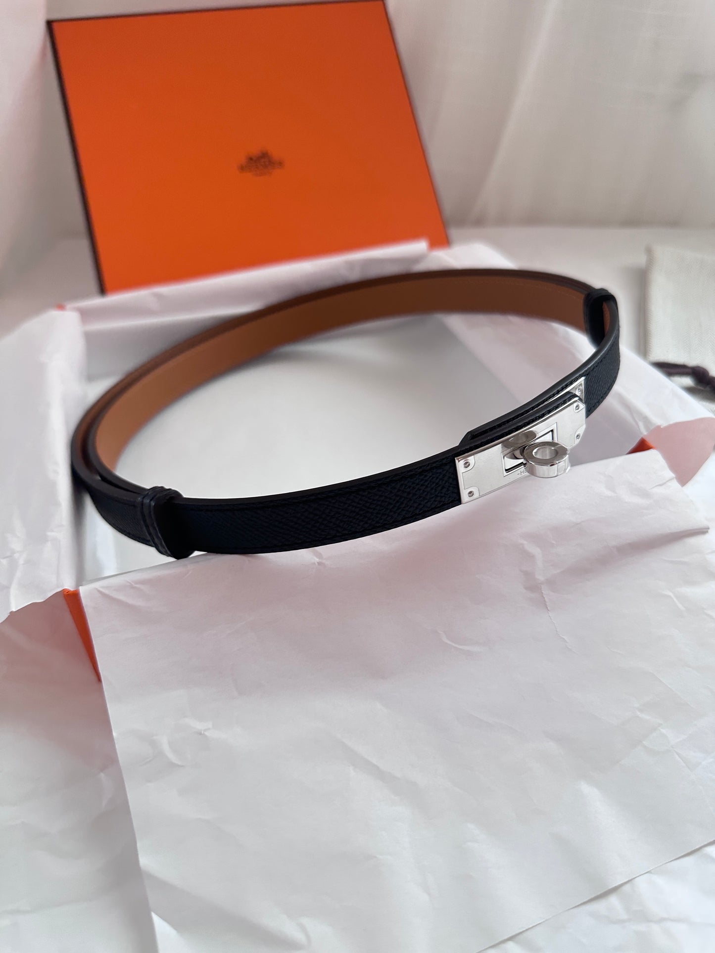 KELLY BELT BLACK PHW