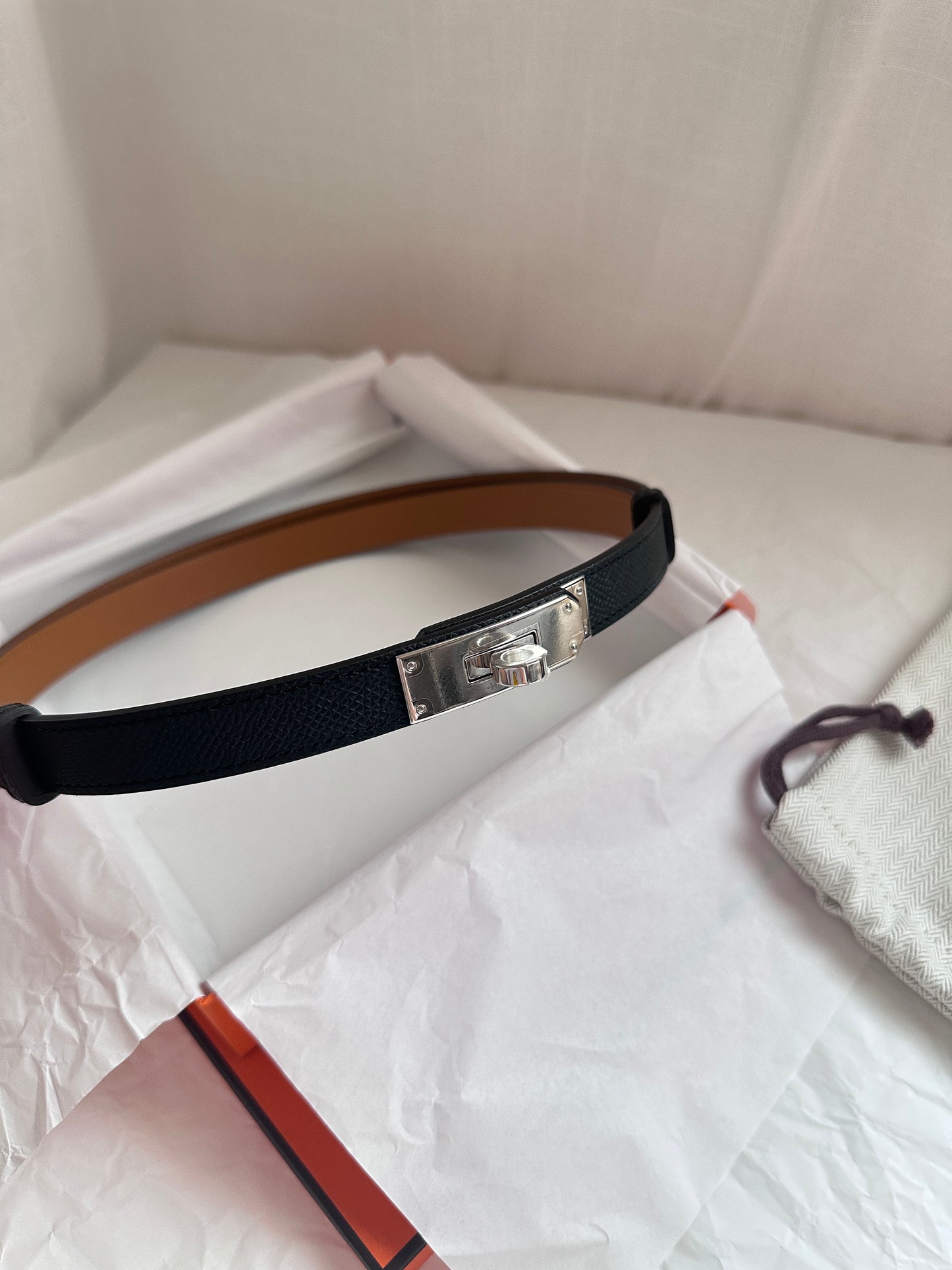 KELLY BELT BLACK PHW