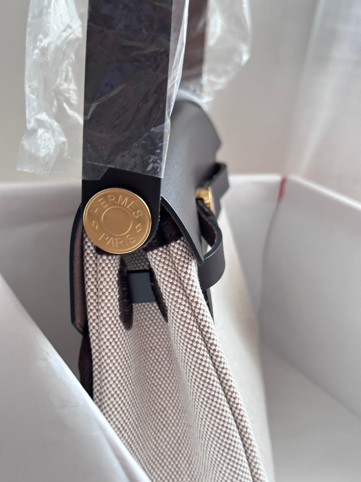 MINI HERBAG Ecru/Beige/Ebene GHW