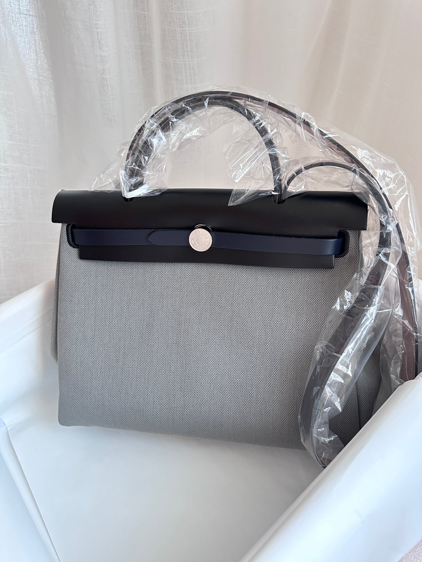 HERBAG 31 Gris Fumée/Ebene/Black/Blue Indigo PHW