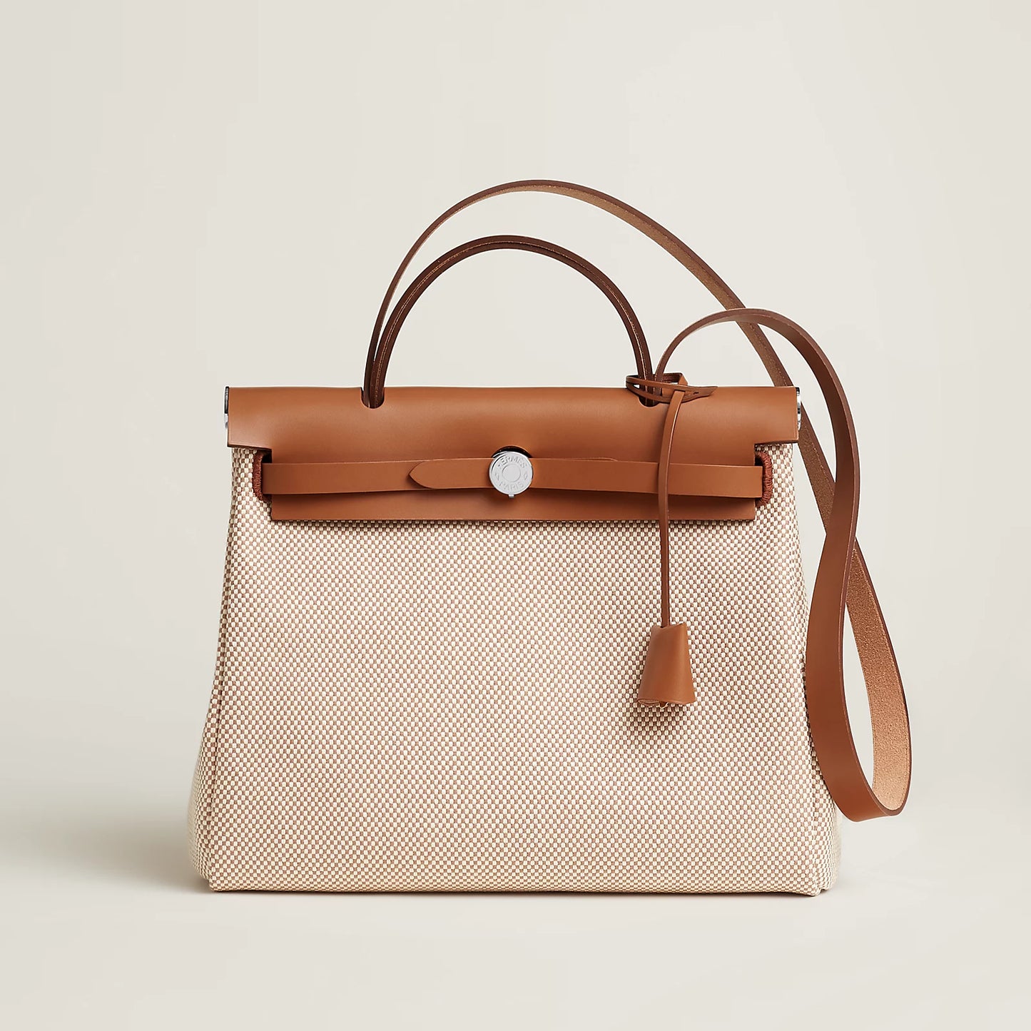 HERBAG 31 Ecru/Beige/Fauve PHW