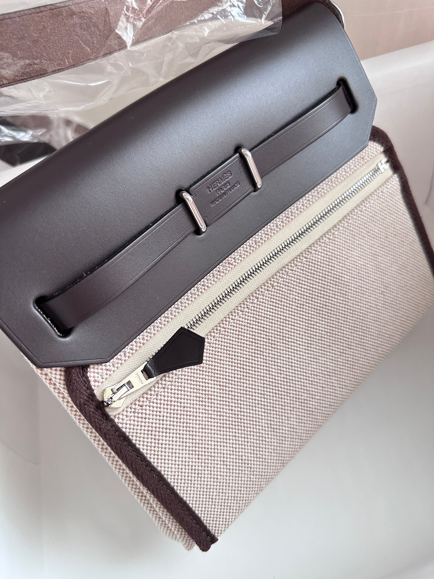 MINI HERBAG Ecru/Beige/Ebene PHW