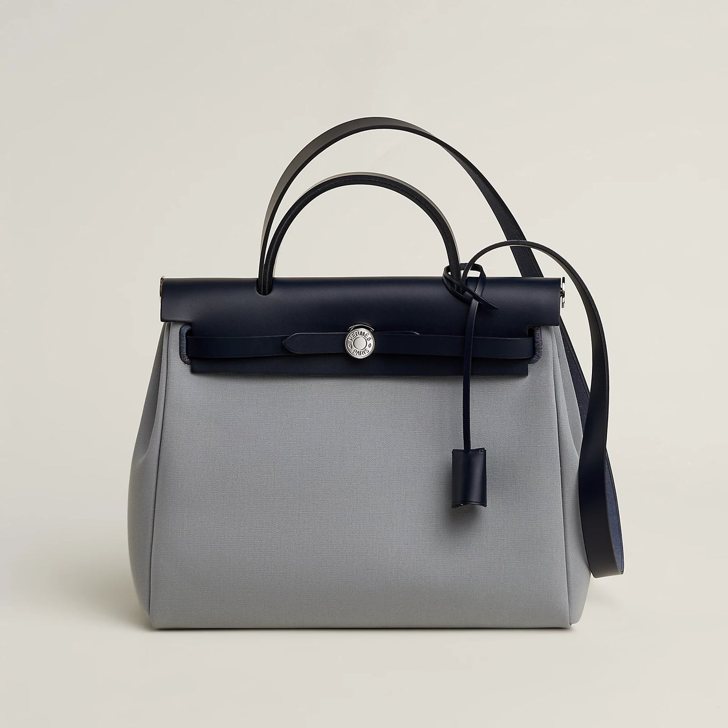 HERBAG 31 Gris Pantin/Blue Indigo PHW