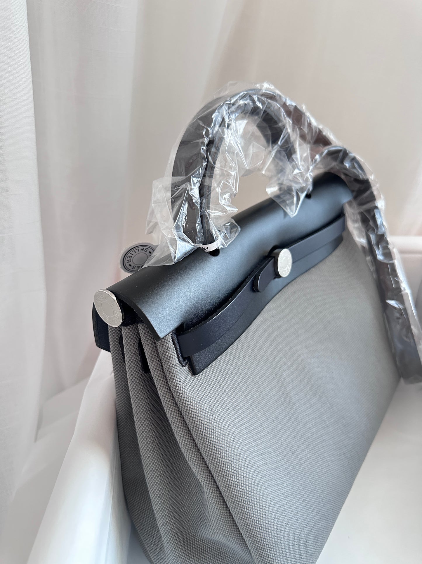 HERBAG 31 Gris Fumée/Ebene/Black/Blue Indigo PHW