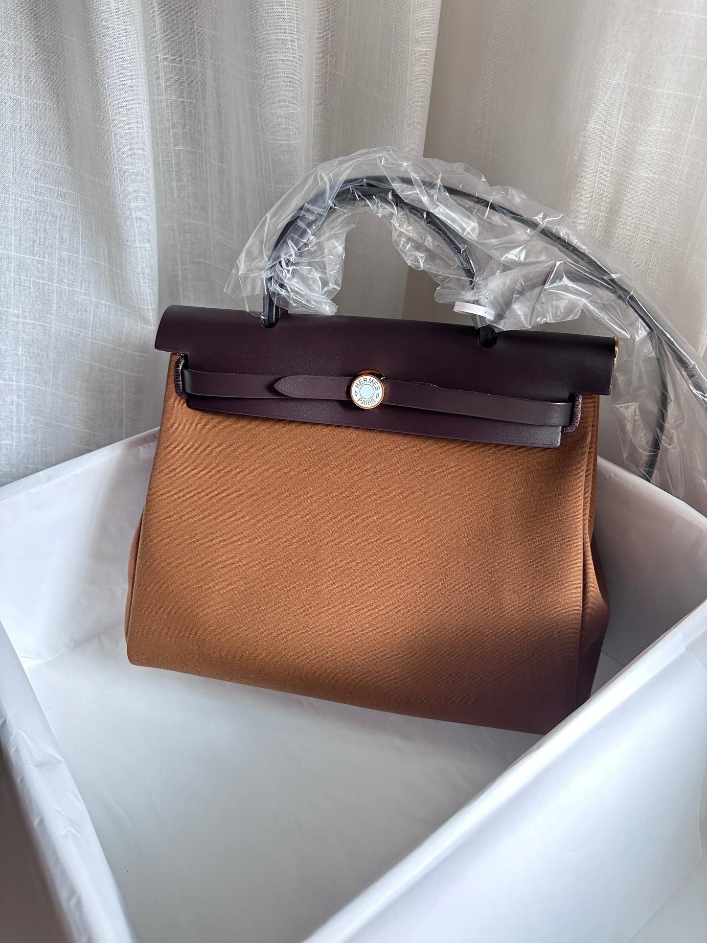 HERBAG 31 Alezan/Ébène/Bleu Brume LAQUE