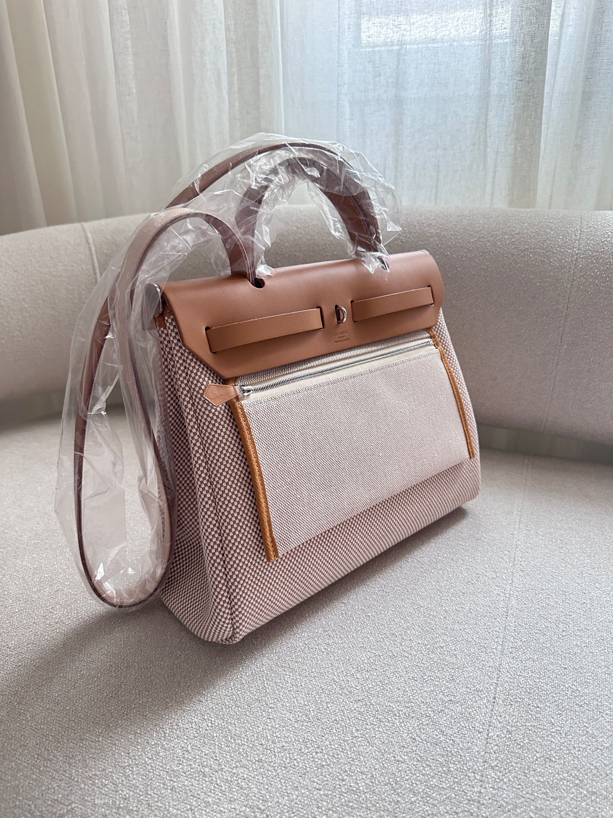 HERBAG 31 Ecru Beige Naturel Sable PHW