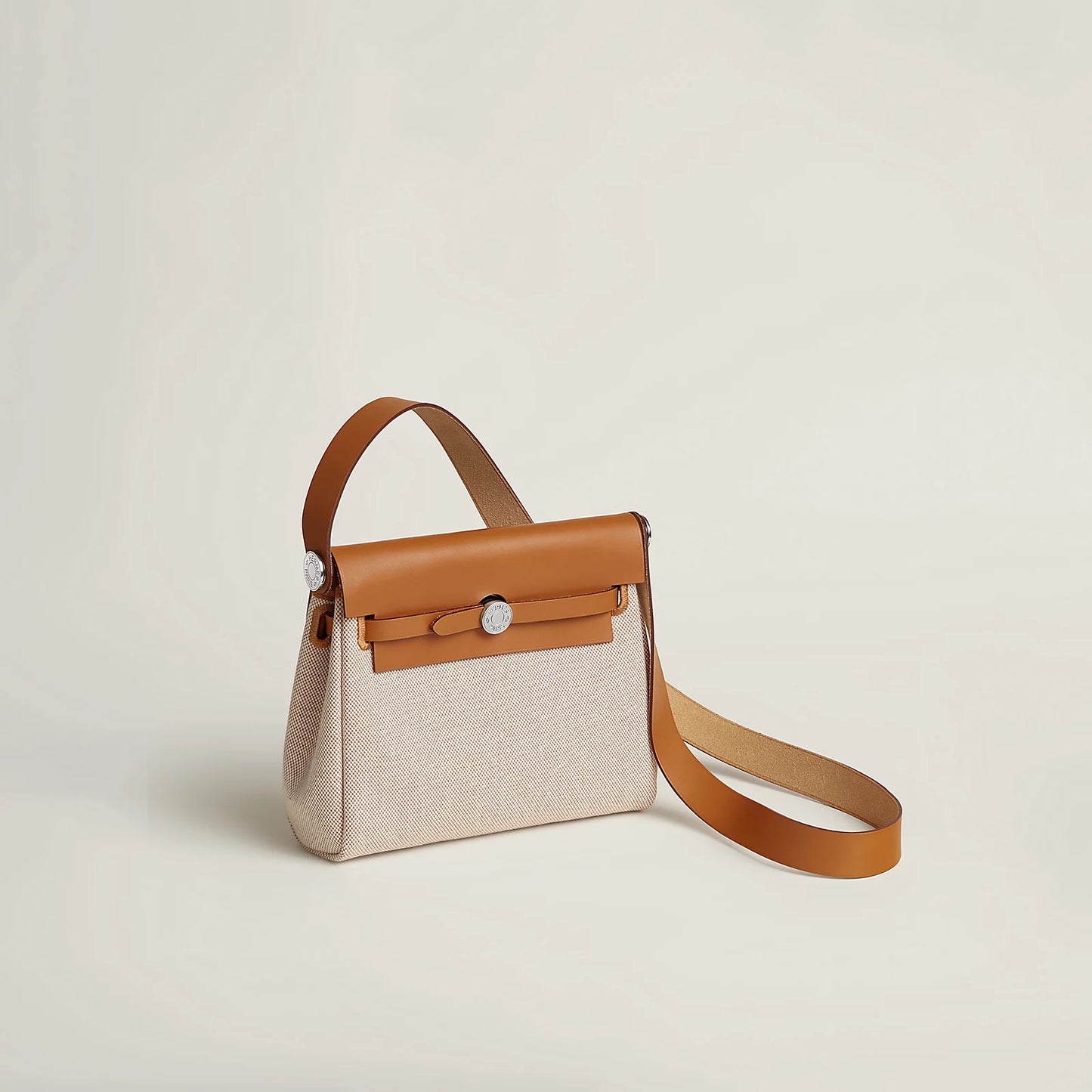 MINI HERBAG Ecru Beige Naturel Sable PHW