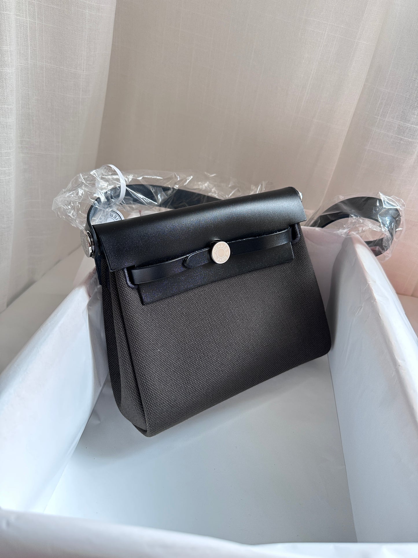 MINI HERBAG Dark Bronze/Black PHW