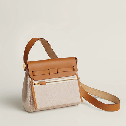 MINI HERBAG Ecru Beige Naturel Sable GHW