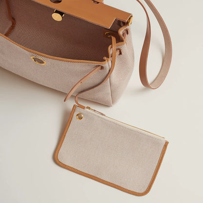 HERBAG 31 Ecru/Beige/Naturel GHW