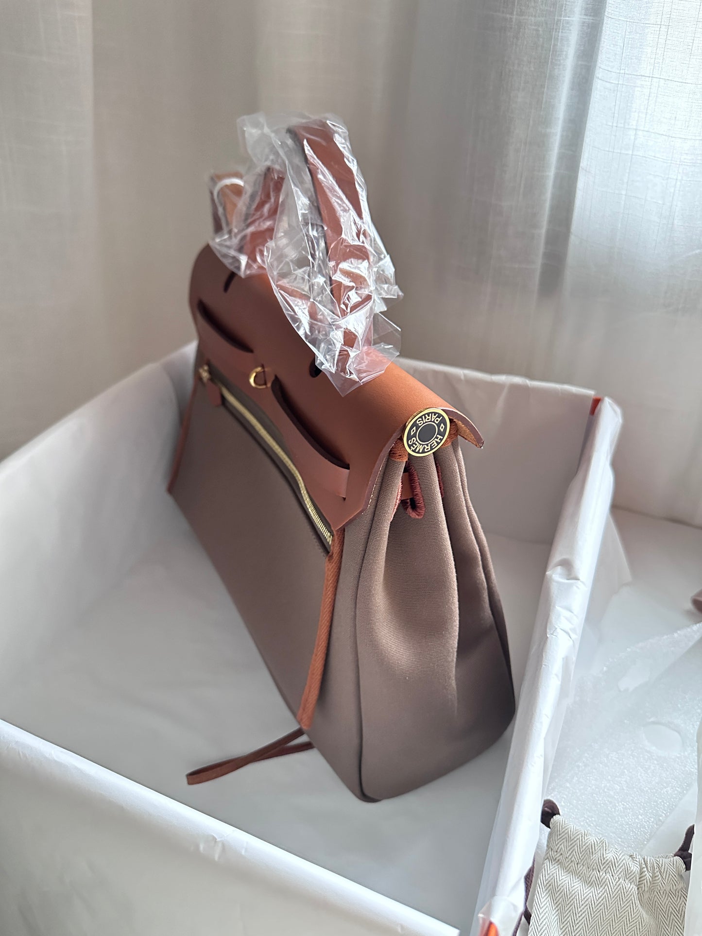 HERBAG 31 Etoupe/Fauve/Ebene LAQUE