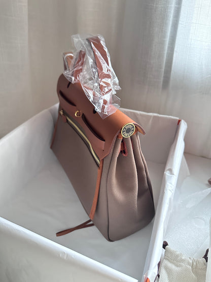 HERBAG 31 Etoupe/Fauve/Ebene LAQUE