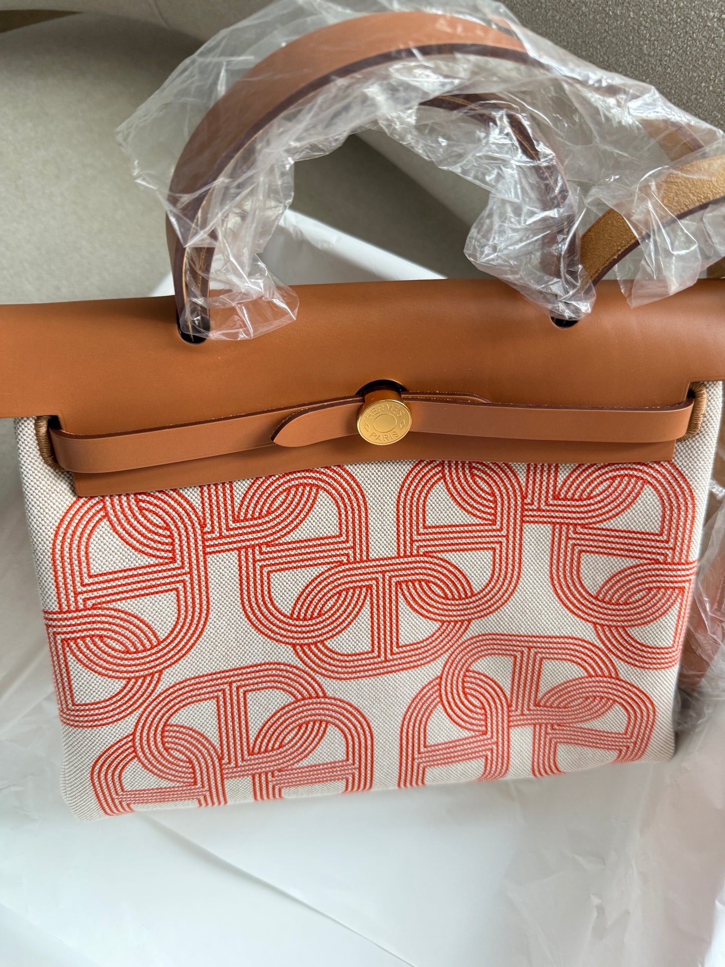 Herbag 31 Orange Mecano Ecru Beige