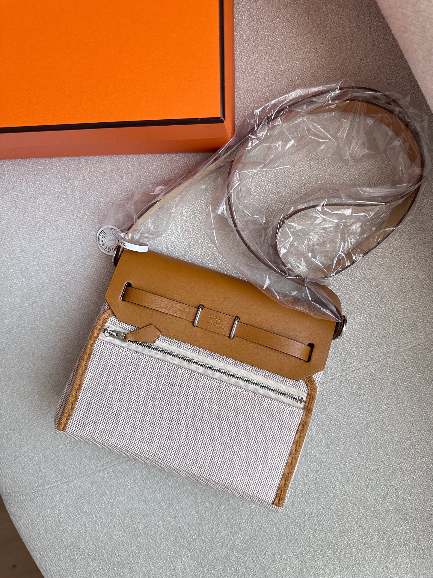 MINI HERBAG Ecru/Beige/Sesame PHW