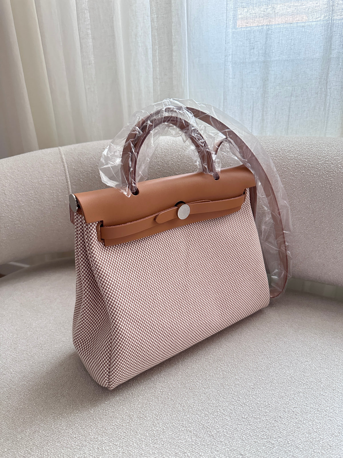 HERBAG 31 Ecru Beige Naturel Sable PHW