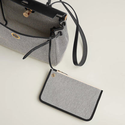 HERBAG 31 Ecru/Noir GHW