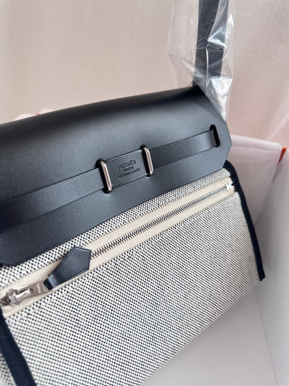 MINI HERBAG Ecru/Black PHW