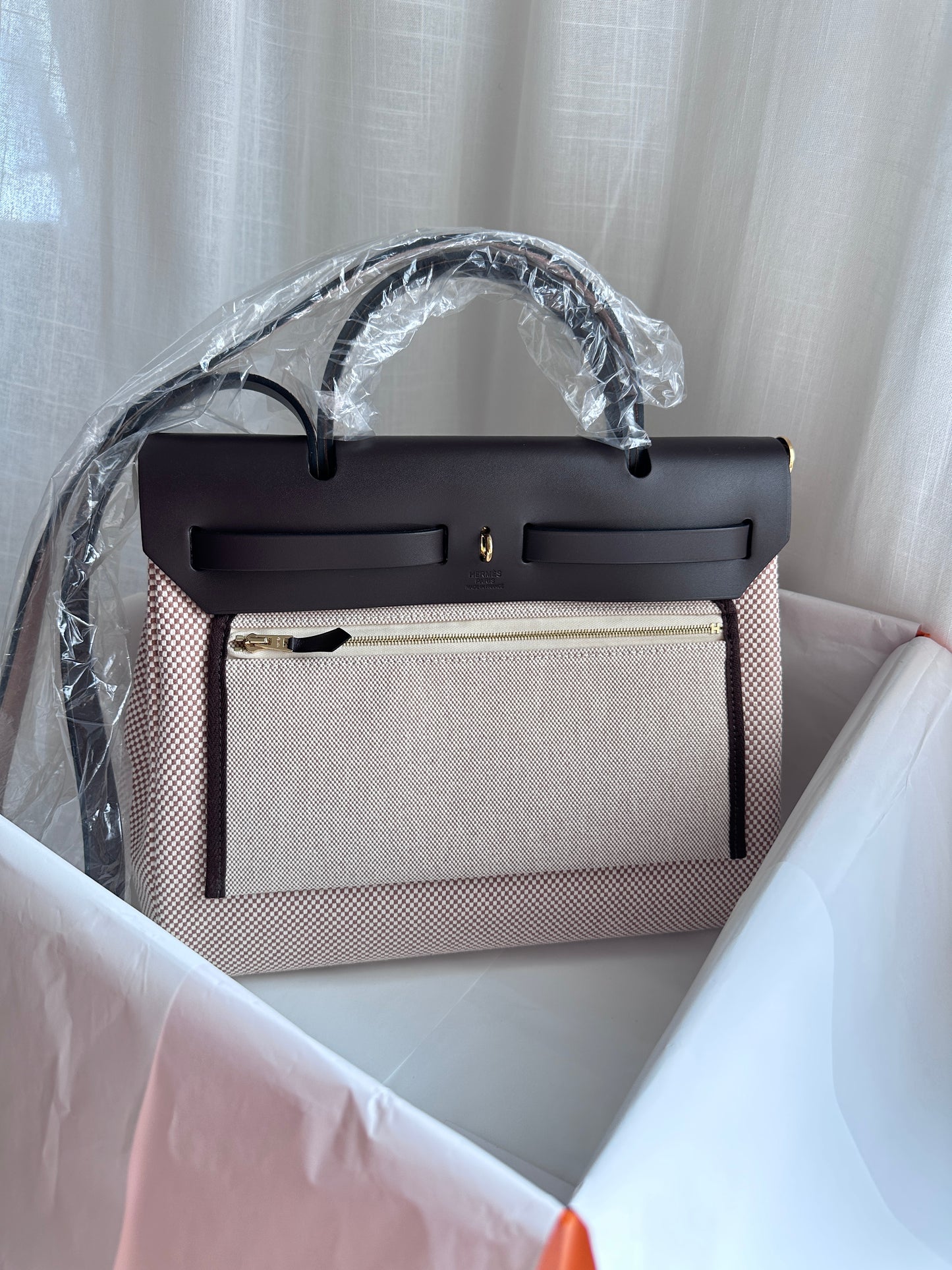 HERBAG 31 Ecru/Beige/Ebene GHW
