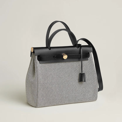 HERBAG 31 Ecru/Noir GHW