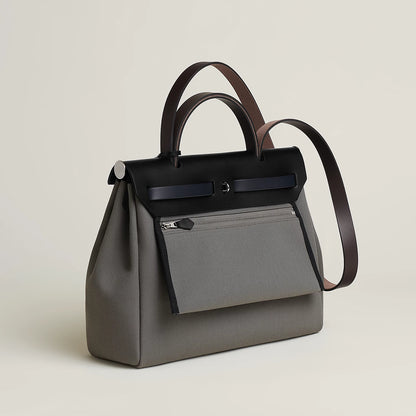 HERBAG 31 Gris Fumée/Ebene/Black/Blue Indigo PHW