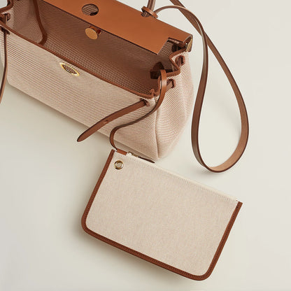 HERBAG 31 Ecru/Beige/Fauve GHW