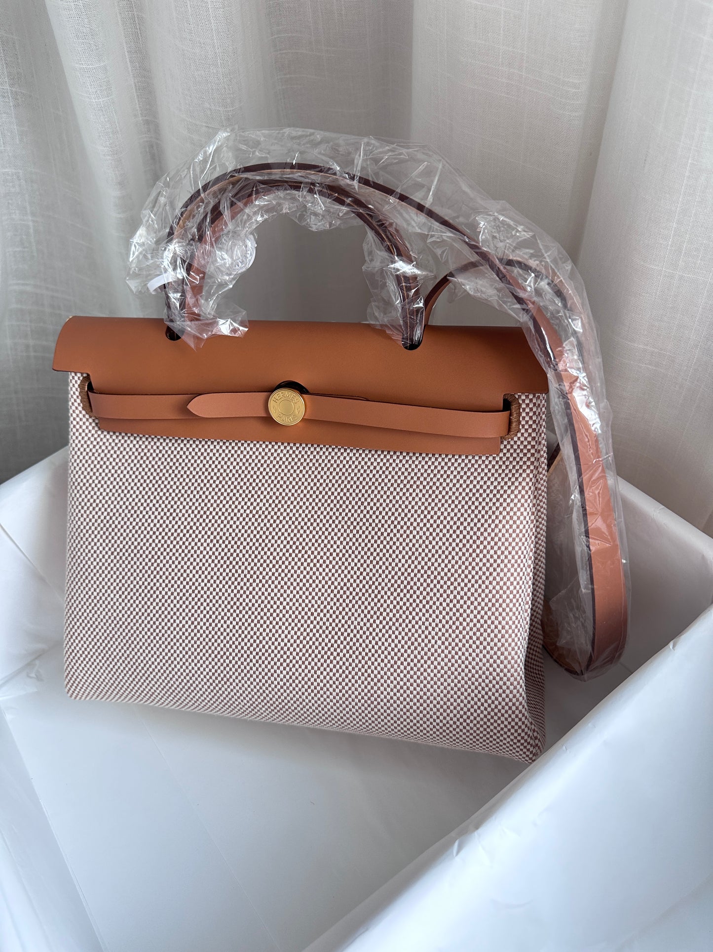 HERBAG 31 Ecru/Beige/Naturel GHW