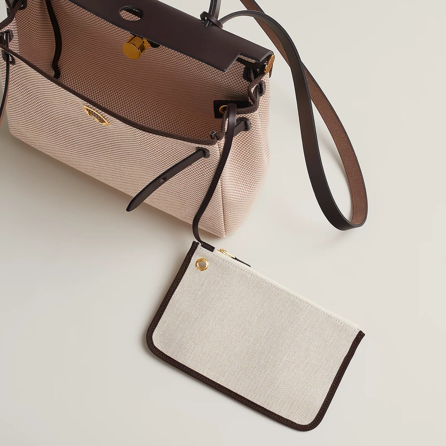 HERBAG 31 Ecru/Beige/Ebene GHW