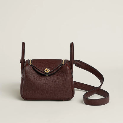MINI LINDY Rouge Sellier GHW