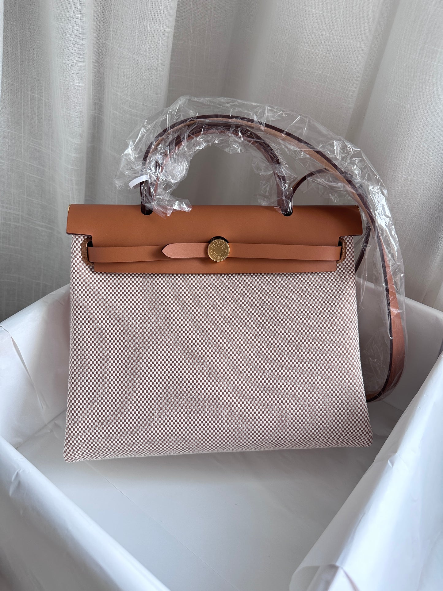 HERBAG 31 Ecru/Beige/Naturel GHW