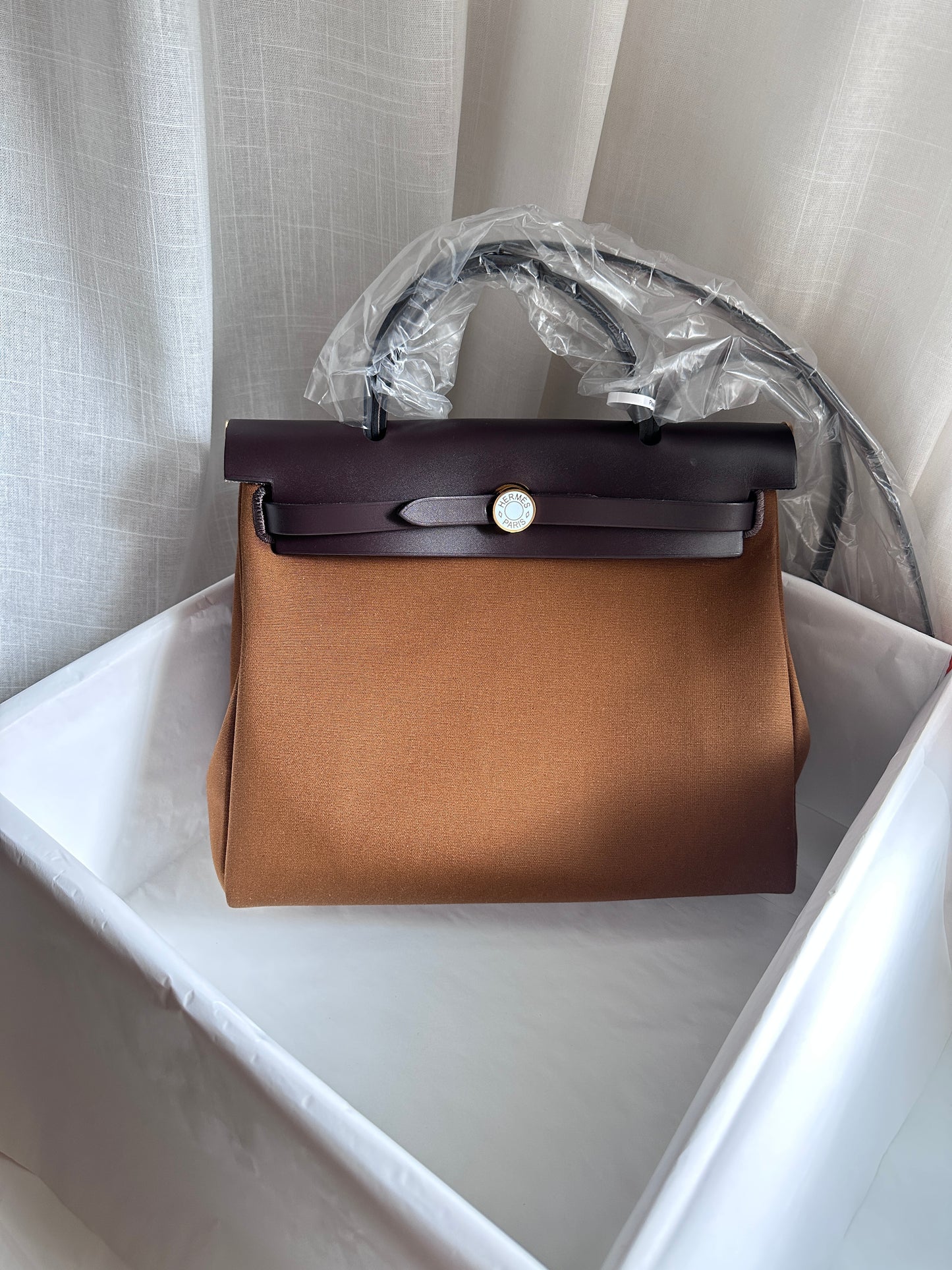 HERBAG 31 Alezan/Ébène/Bleu Brume LAQUE