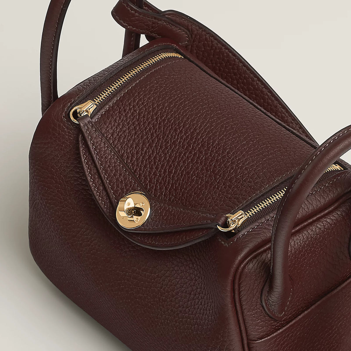 MINI LINDY Rouge Sellier GHW