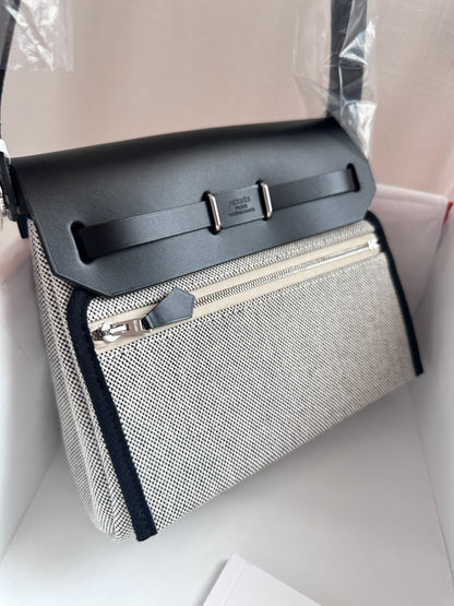 MINI HERBAG Ecru/Black PHW