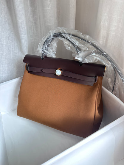 HERBAG 31 Alezan/Ébène/Bleu Brume LAQUE