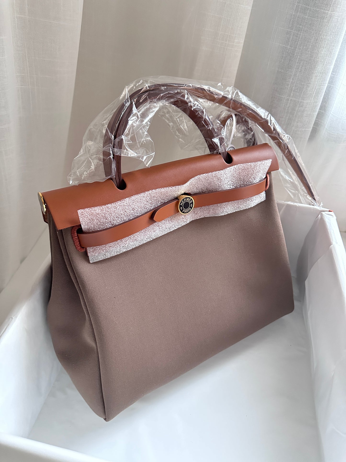 HERBAG 31 Etoupe/Fauve/Ebene LAQUE