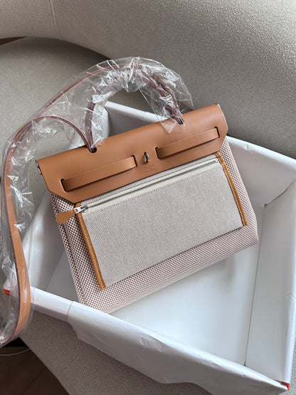 HERBAG 31 Ecru Beige Naturel Sable PHW