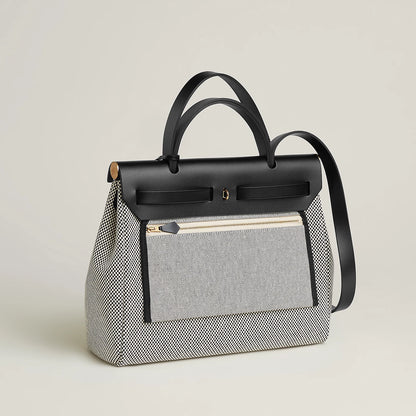 HERBAG 31 Ecru/Noir GHW