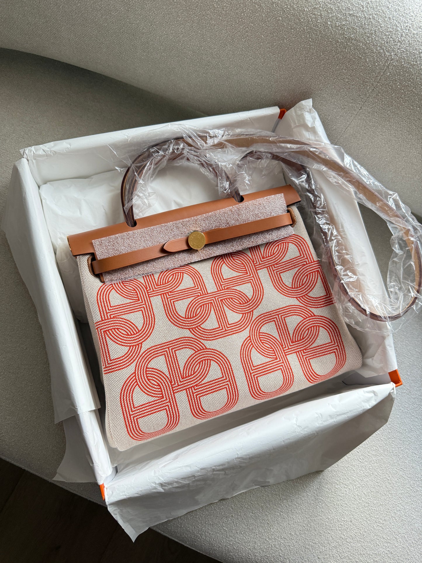 Herbag 31 Orange Mecano Ecru Beige
