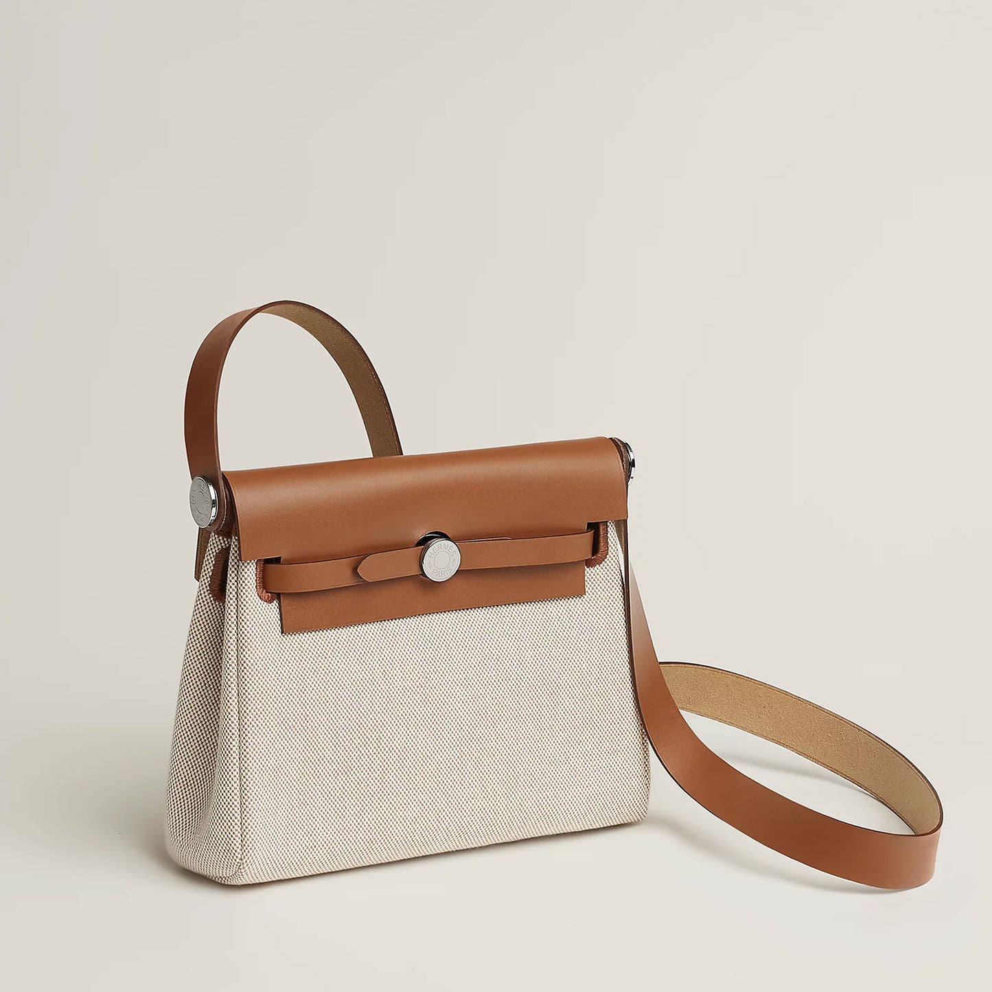 MINI HERBAG Ecru/Beige/Fauve PHW