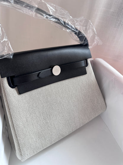 MINI HERBAG Ecru/Amande/Black PHW