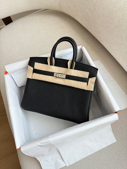 BIRKIN 25 Black PHW