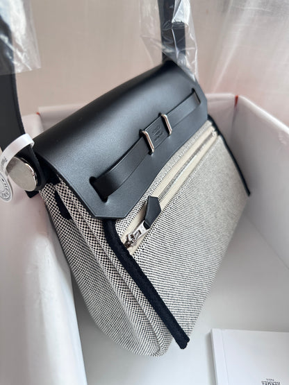 MINI HERBAG Ecru/Black PHW