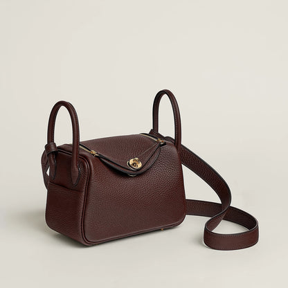 MINI LINDY Rouge Sellier GHW