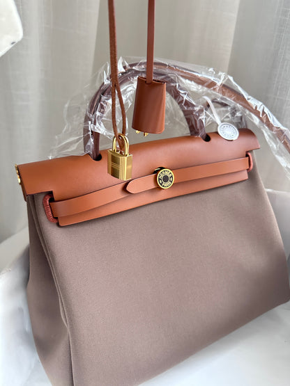 HERBAG 31 Etoupe/Fauve/Ebene LAQUE