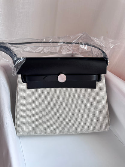MINI HERBAG Ecru/Amande/Black PHW
