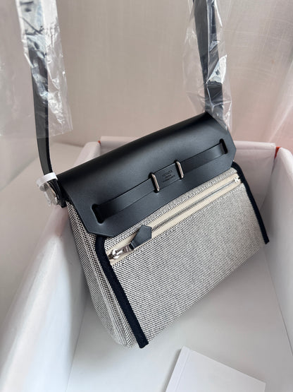 MINI HERBAG Ecru/Black PHW