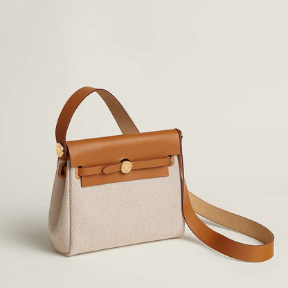 MINI HERBAG Ecru Beige Naturel Sable GHW