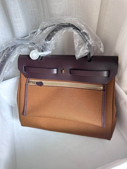 HERBAG 31 Alezan/Ébène/Bleu Brume LAQUE