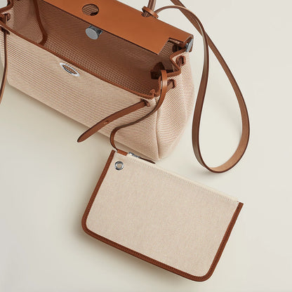 HERBAG 31 Ecru/Beige/Fauve PHW