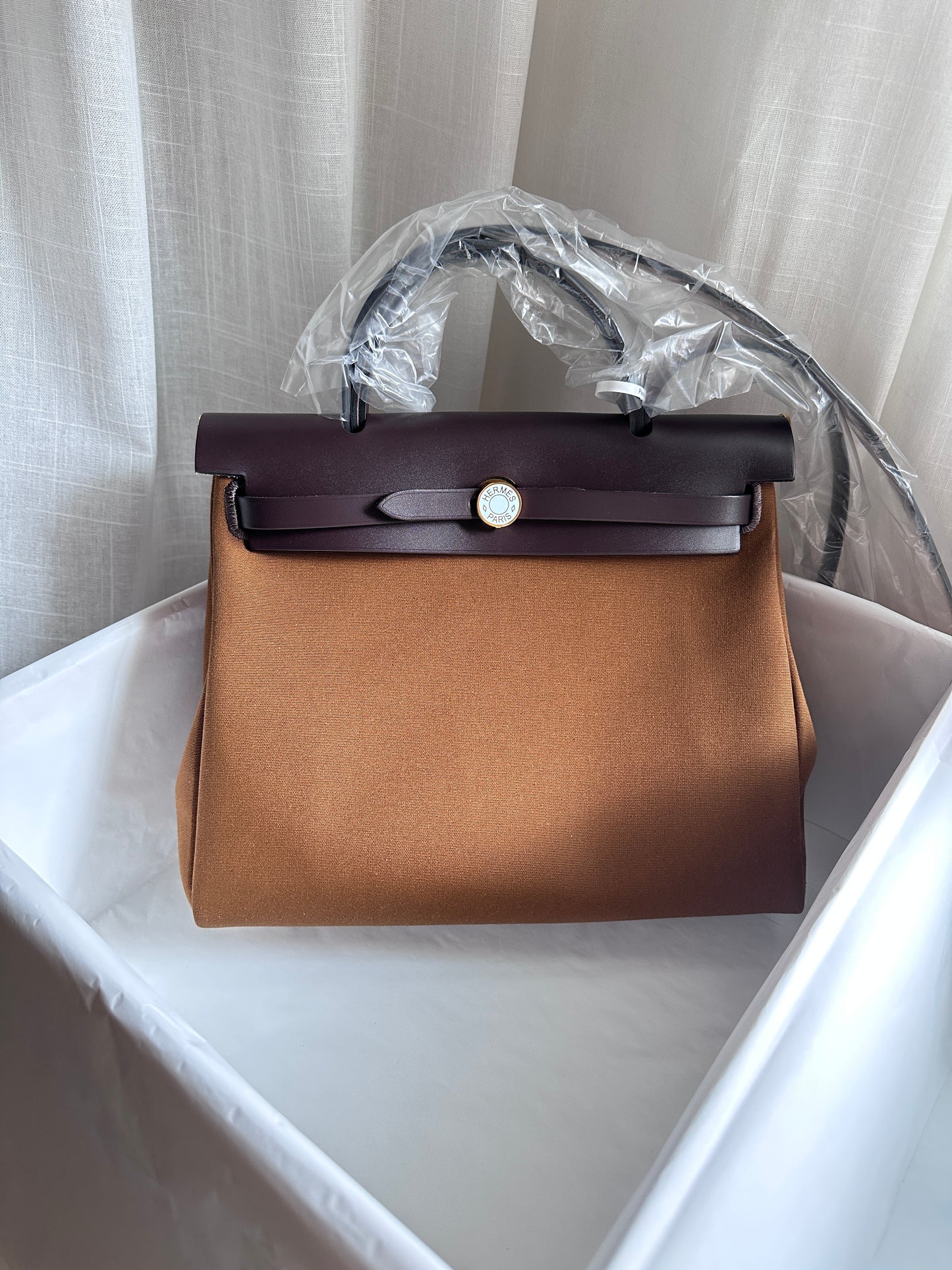 HERBAG 31 Alezan/Ébène/Bleu Brume LAQUE